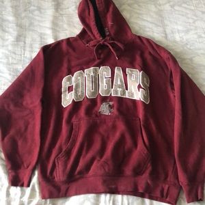 Washington state university maroon hoodie!